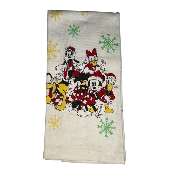 Disney 2 Pack Kitchen Holiday Towels Mickey Minnie Donald Goofy Pluto and Daisy - Picture 2 of 2
